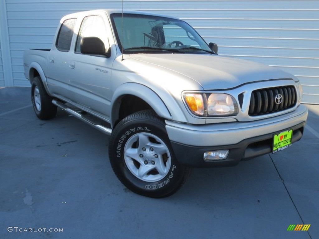 2004 Tacoma V6 PreRunner TRD Double Cab - Lunar Mist Metallic / Charcoal photo #1