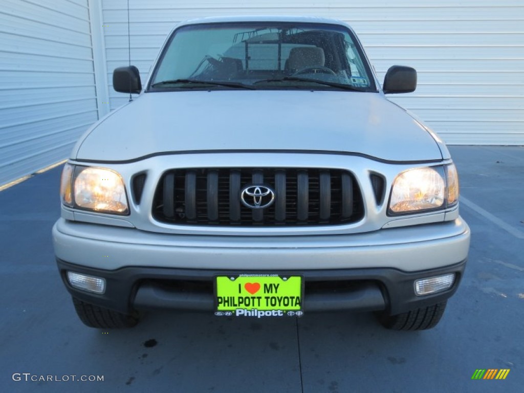 2004 Tacoma V6 PreRunner TRD Double Cab - Lunar Mist Metallic / Charcoal photo #7