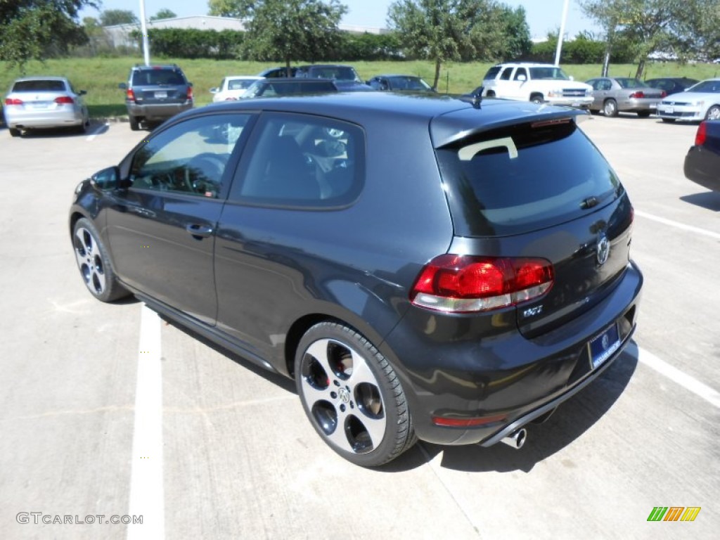 2013 GTI 2 Door - Carbon Steel Gray Metallic / Interlagos Plaid Cloth photo #4