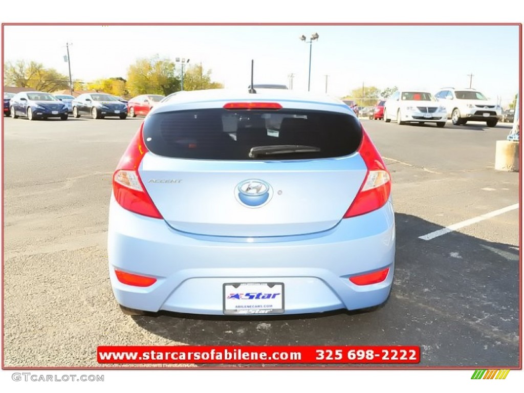 2013 Accent GS 5 Door - Clearwater Blue / Gray photo #5