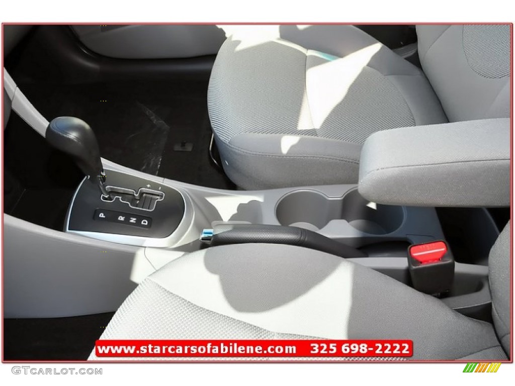 2013 Accent GS 5 Door - Clearwater Blue / Gray photo #16
