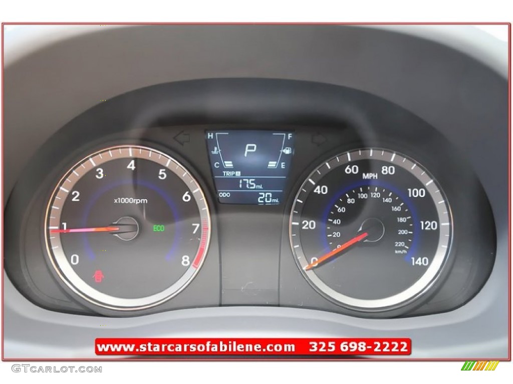 2013 Accent GS 5 Door - Clearwater Blue / Gray photo #29