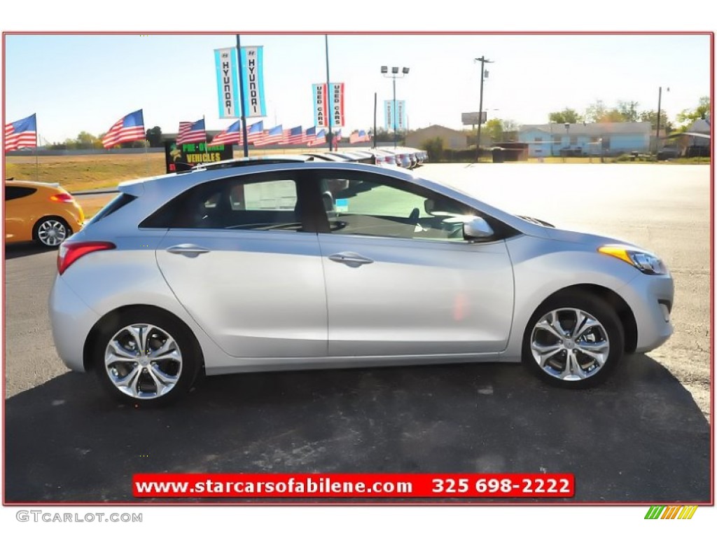2013 Elantra GT - Silver / Black photo #8