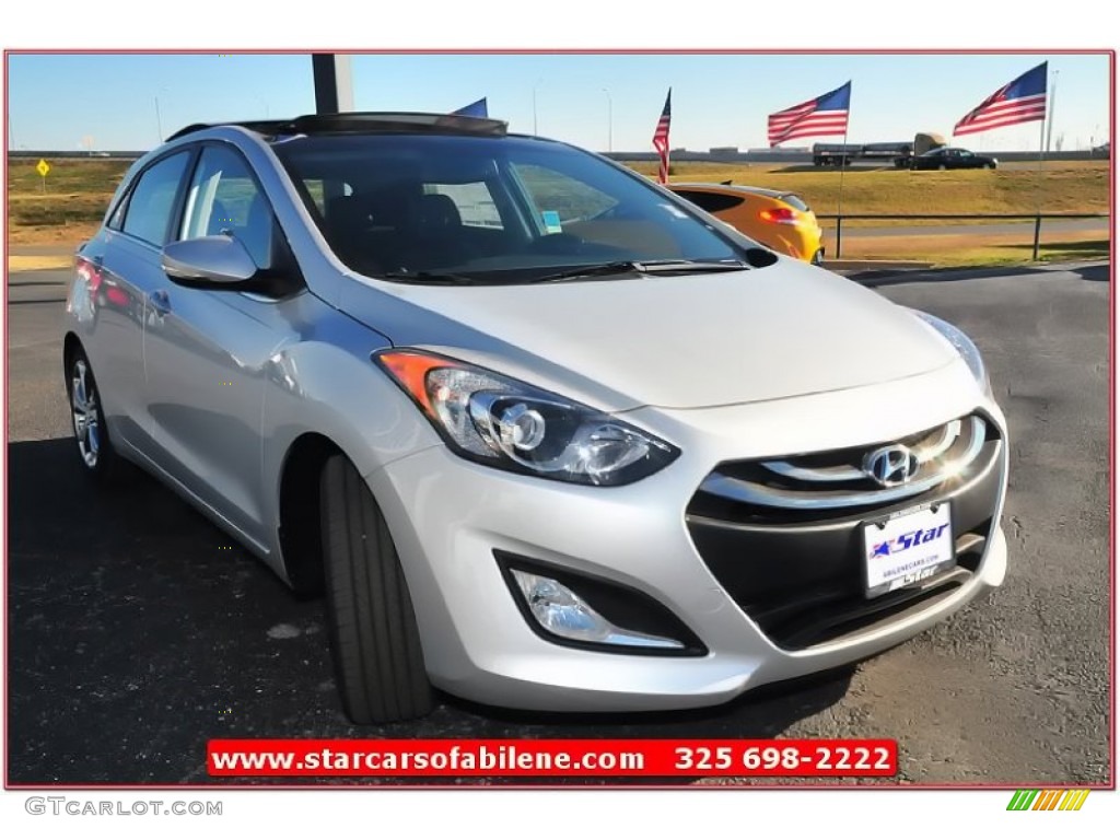 2013 Elantra GT - Silver / Black photo #9