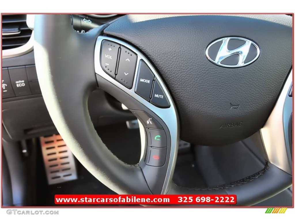 2013 Elantra GT - Silver / Black photo #16