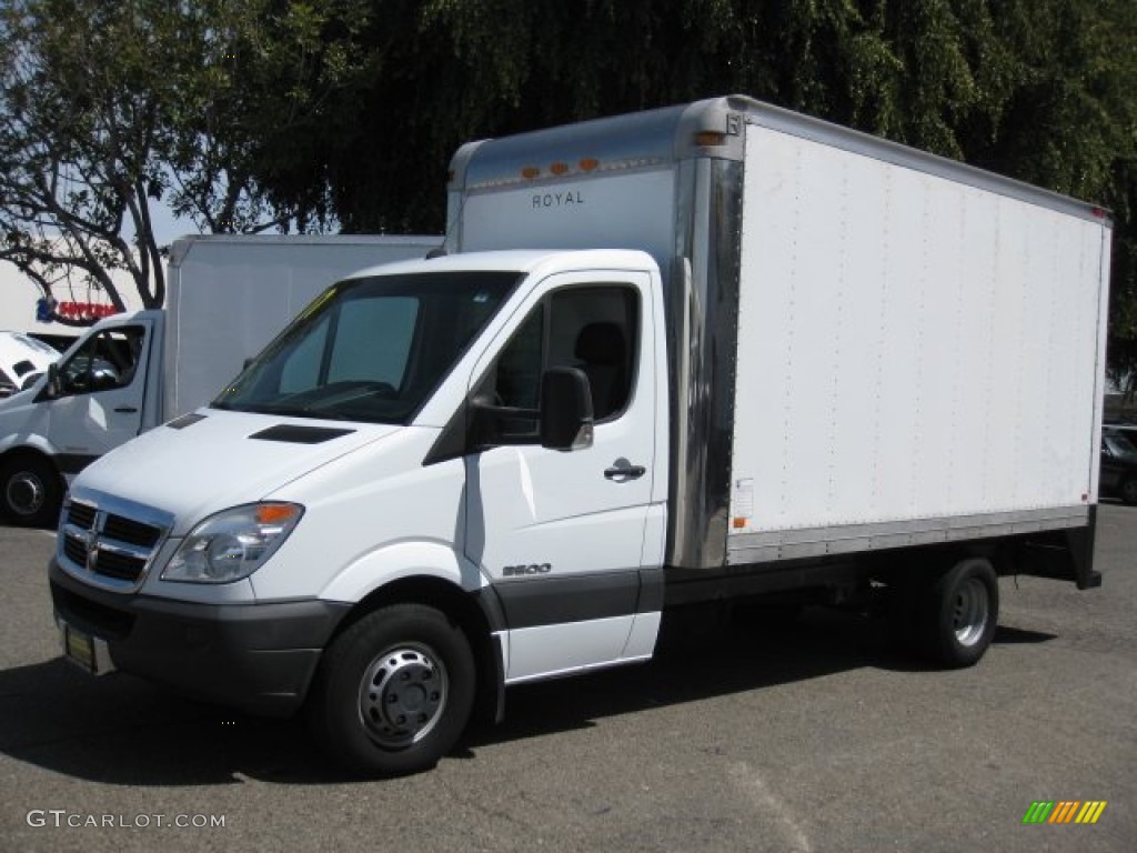 Arctic White 2007 Dodge Sprinter Van 3500 Cutaway Moving Truck Exterior Photo #74086376