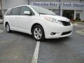 2012 Super White Toyota Sienna LE  photo #1