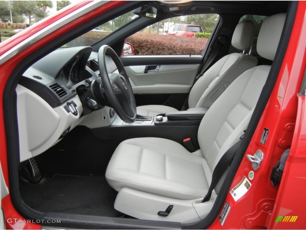 Grey/Black Interior 2010 Mercedes-Benz C 300 Sport Photo #74087458