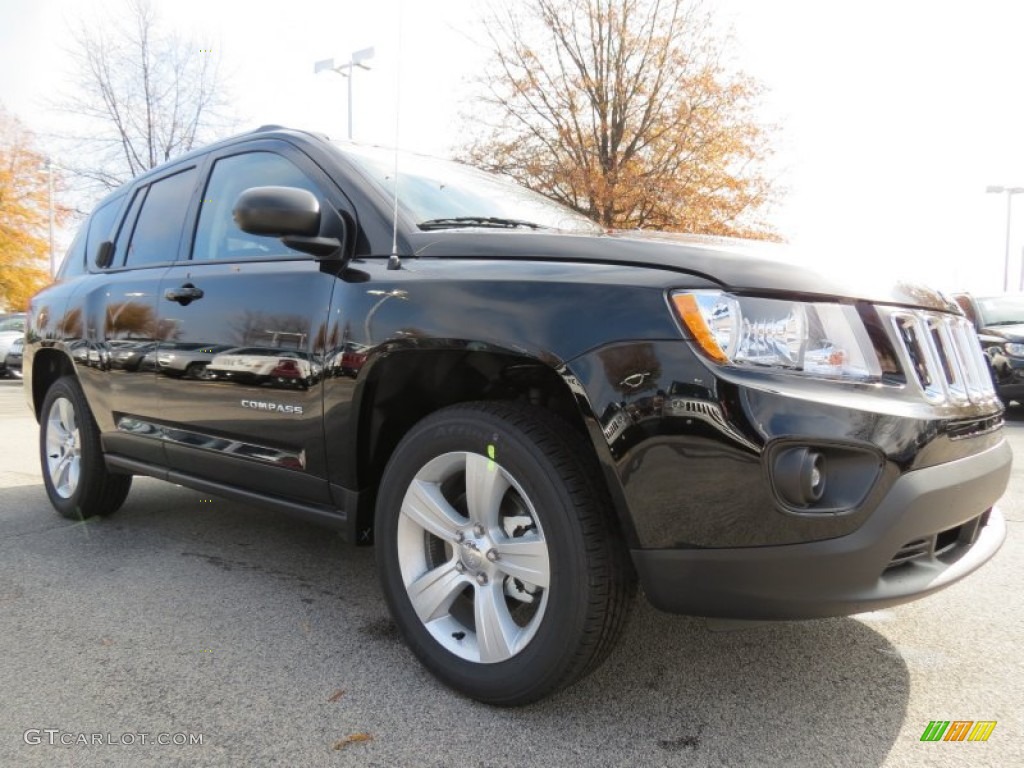 Black 2013 Jeep Compass Latitude Exterior Photo #74087762