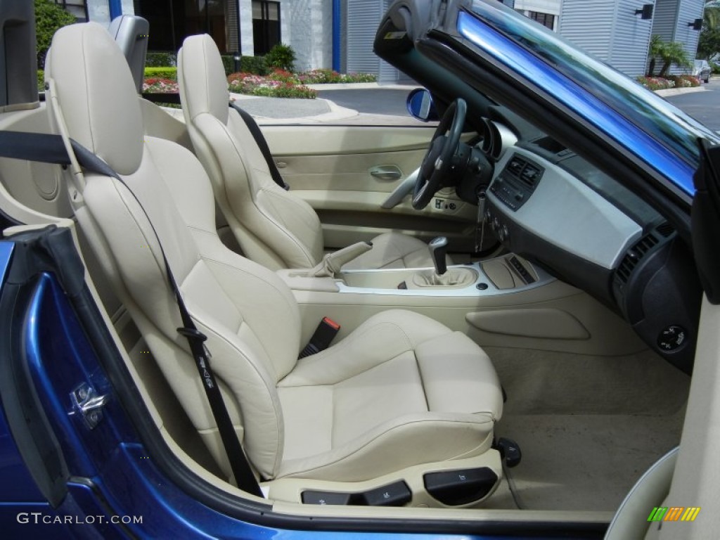 Beige Interior 2007 BMW Z4 3.0si Roadster Photo #74088233