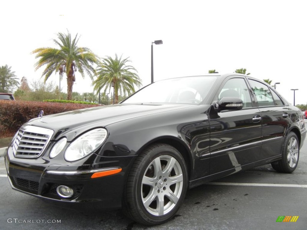 Black 2007 Mercedes-Benz E 350 Sedan Exterior Photo #74088533