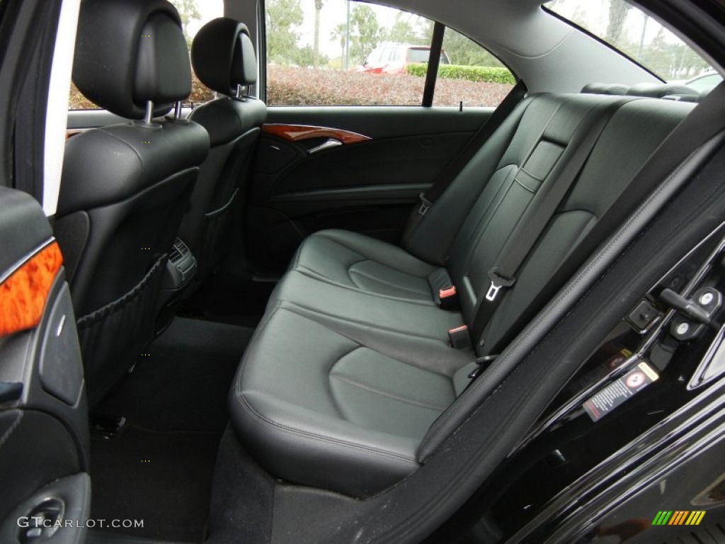 Black Interior 2007 Mercedes-Benz E 350 Sedan Photo #74088733