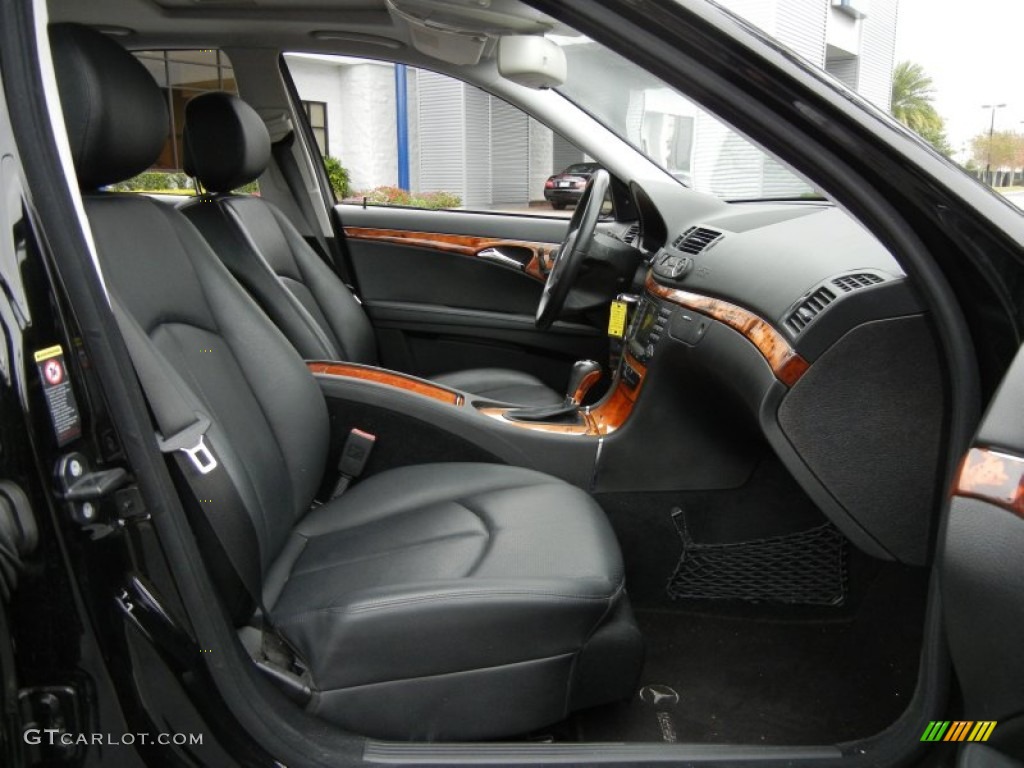 Black Interior 2007 Mercedes-Benz E 350 Sedan Photo #74088766