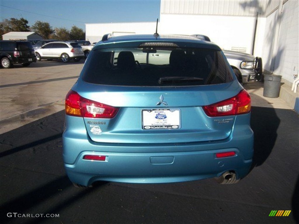 2011 Outlander Sport SE - Laguna Blue Metallic / Black photo #5