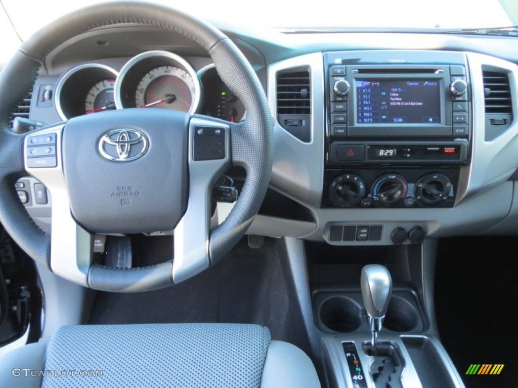 2013 Tacoma V6 TRD Sport Prerunner Double Cab - Black / Graphite photo #24