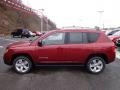 2013 Deep Cherry Red Crystal Pearl Jeep Compass Latitude 4x4  photo #2