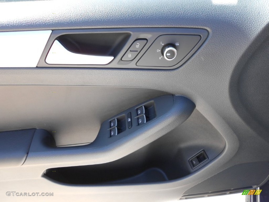 2013 Volkswagen Jetta GLI Autobahn Titan Black Door Panel Photo #74089757