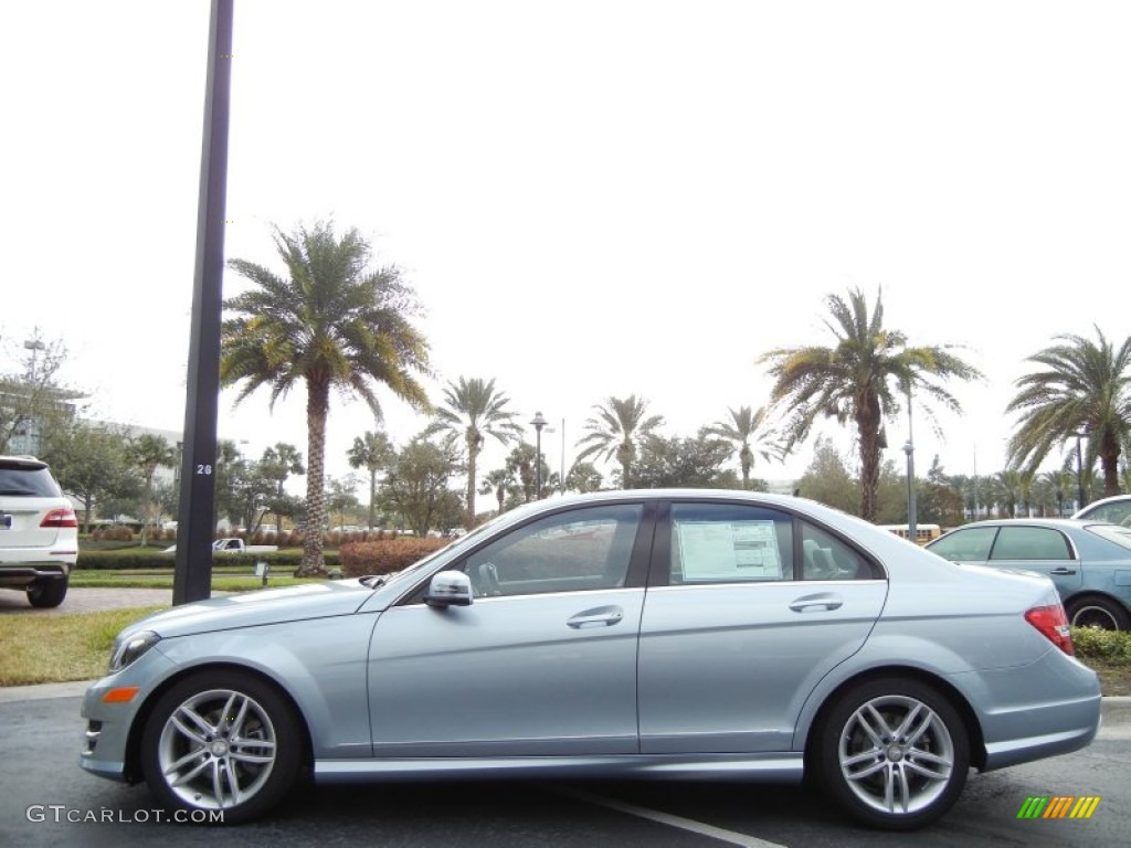 Diamond Silver Metallic 2013 Mercedes-Benz C 250 Sport Exterior Photo #74089836