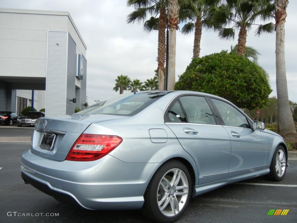 Diamond Silver Metallic 2013 Mercedes-Benz C 250 Sport Exterior Photo #74089860
