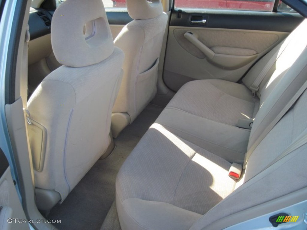 2003 Honda Civic Hybrid Sedan Rear Seat Photo #74090612