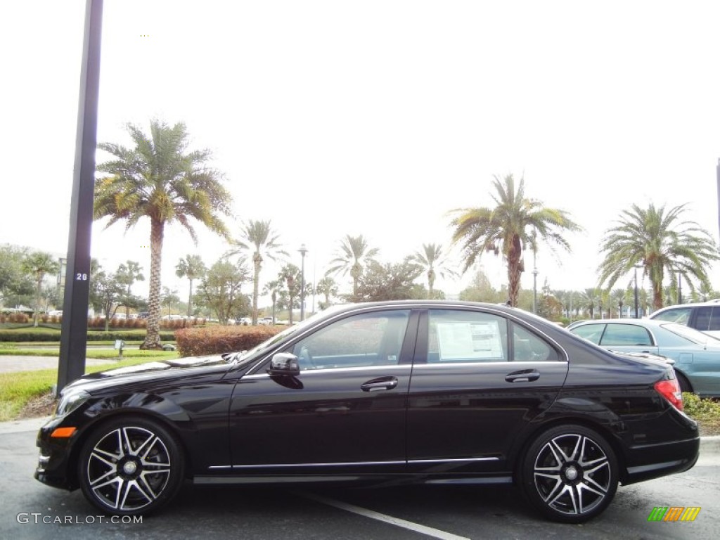 Black 2013 Mercedes-Benz C 250 Sport Exterior Photo #74091071