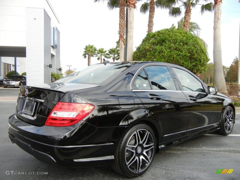 Black 2013 Mercedes-Benz C 250 Sport Exterior Photo #74091082