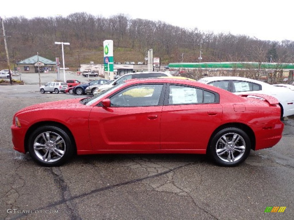Redline 3 Coat Pearl 2013 Dodge Charger SXT Plus AWD Exterior Photo #74091467