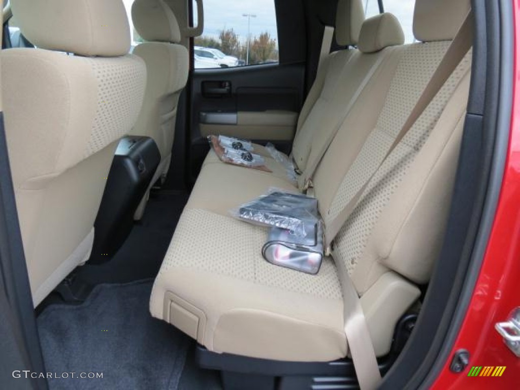 2013 Tundra TRD Double Cab - Barcelona Red Metallic / Sand Beige photo #6