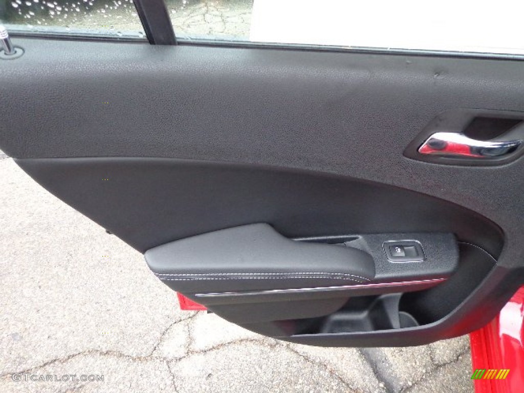 2013 Dodge Charger SXT Plus AWD Black Door Panel Photo #74091581