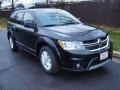 2013 Brilliant Black Crystal Pearl Dodge Journey SXT  photo #2