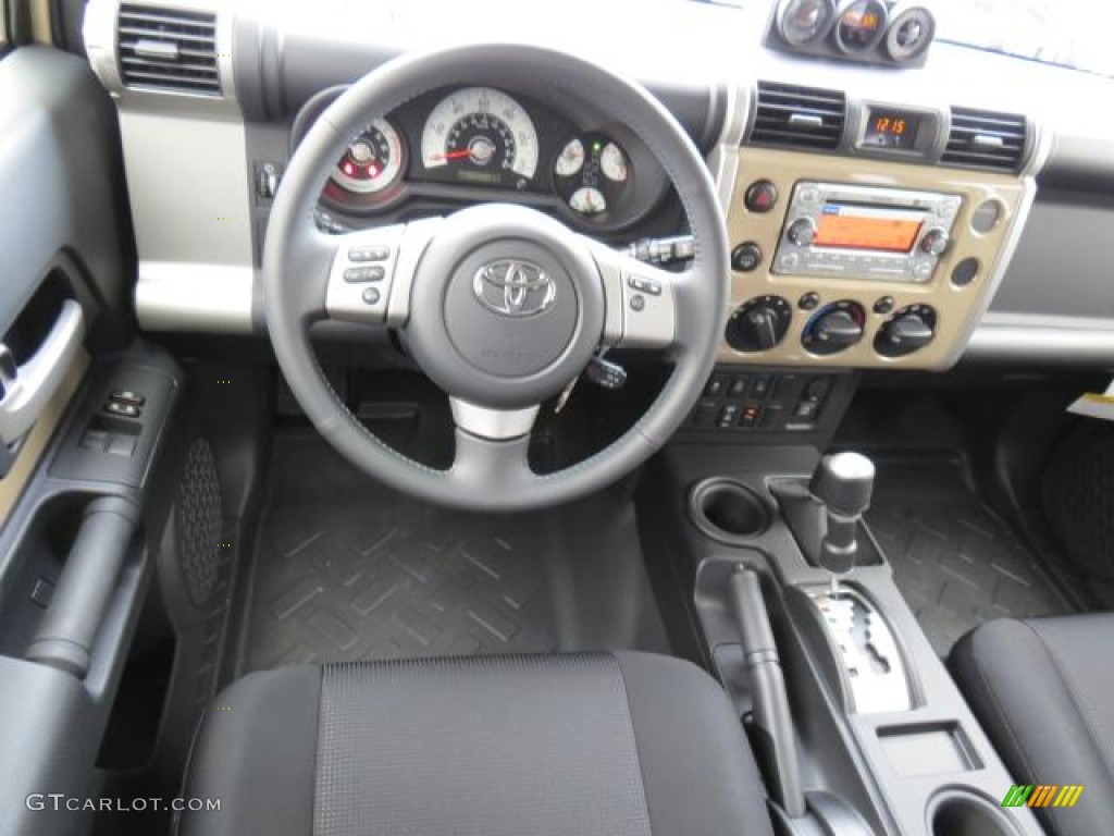 2013 Toyota FJ Cruiser 4WD Dark Charcoal Dashboard Photo #74093303