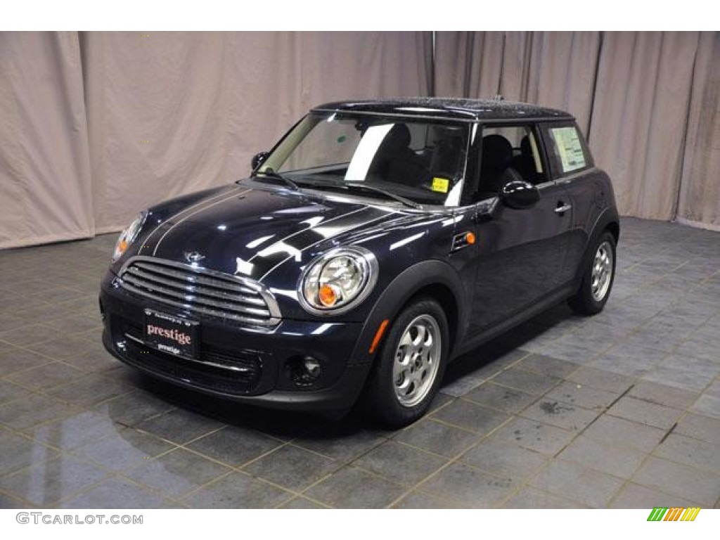 2013 Cooper Hardtop - Reef Blue Metallic / Carbon Black photo #1