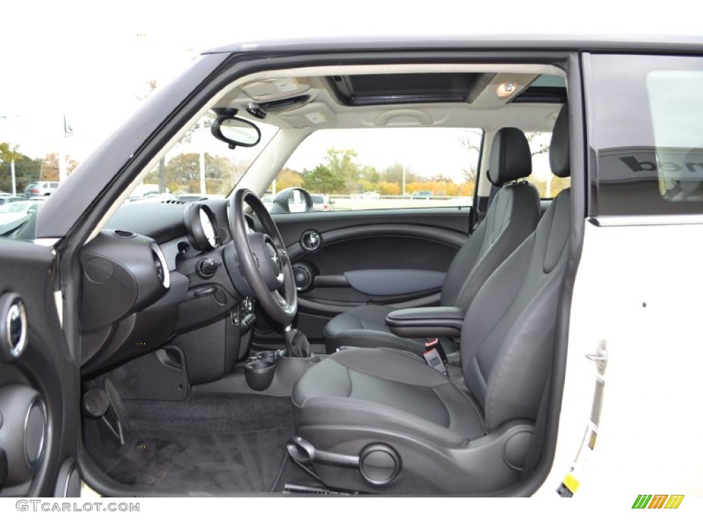 Carbon Black Interior 2011 Mini Cooper Hardtop Photo #74093508