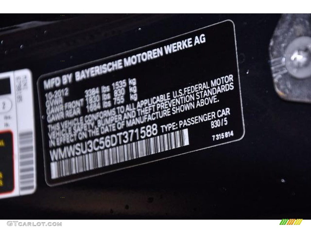 2013 Cooper Color Code B30 for Reef Blue Metallic Photo #74093672