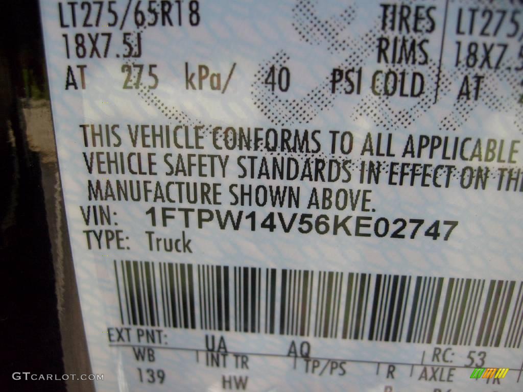 2006 F150 Lariat SuperCrew 4x4 - Black / Tan photo #11