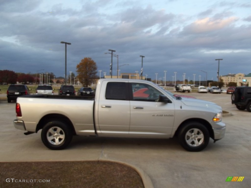 2011 Ram 1500 SLT Quad Cab - Bright Silver Metallic / Dark Slate Gray/Medium Graystone photo #6