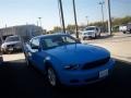 2012 Grabber Blue Ford Mustang V6 Coupe  photo #3