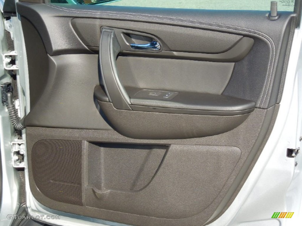 2013 Chevrolet Traverse LT Ebony Door Panel Photo #74096698