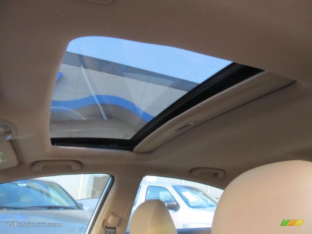 2011 Sonata Limited 2.0T - Shimmering White / Camel photo #8