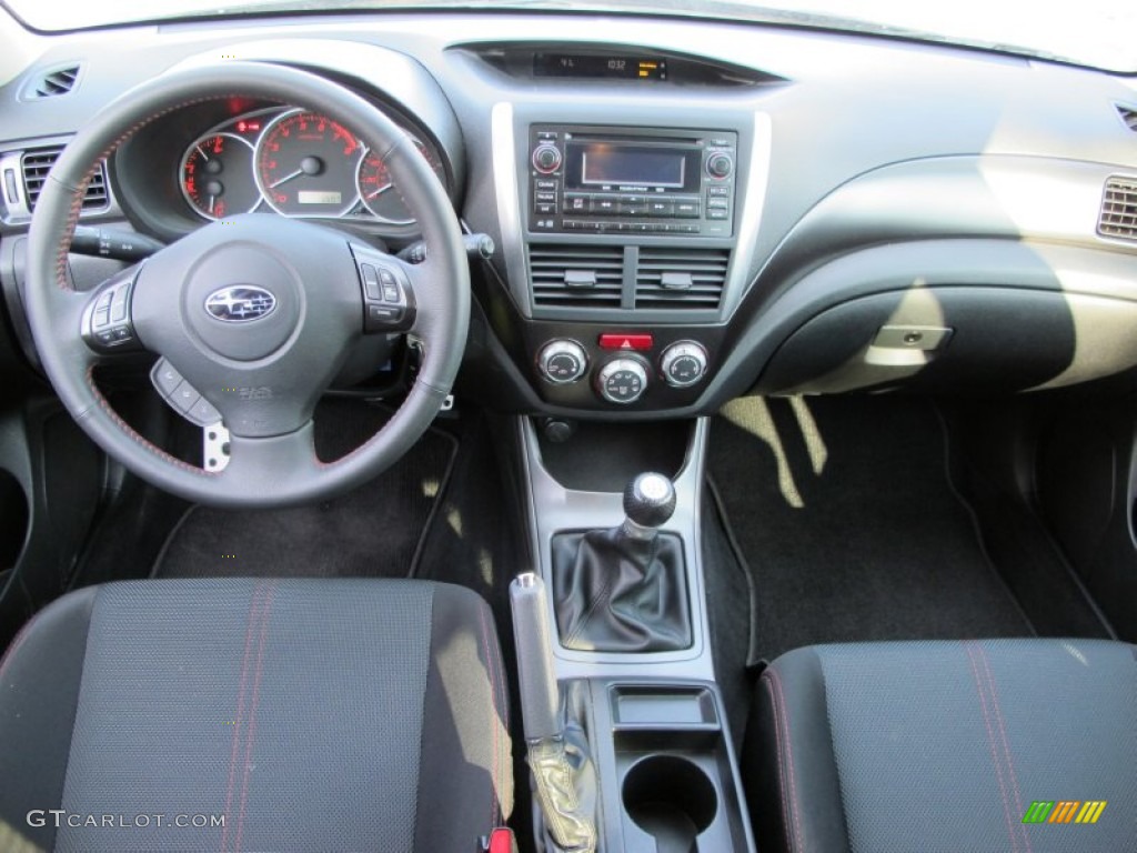 2011 Subaru Impreza WRX Sedan Carbon Black Dashboard Photo #74098249