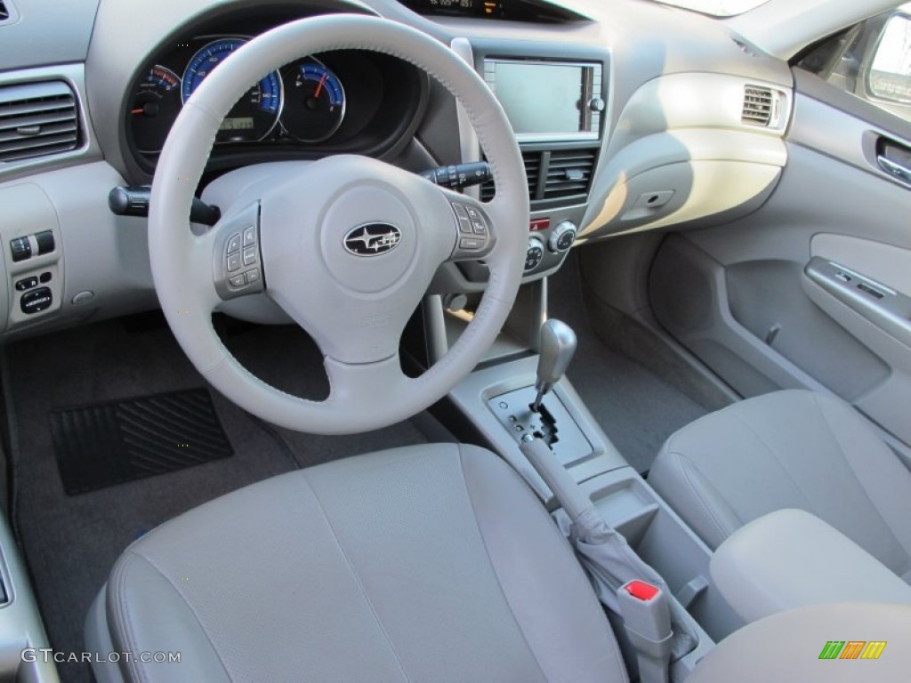 2009 Forester 2.5 X Limited - Satin White Pearl / Platinum photo #10