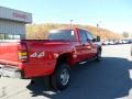 2007 Victory Red Chevrolet Silverado 3500HD Classic LT Crew Cab 4x4 Dually  photo #6