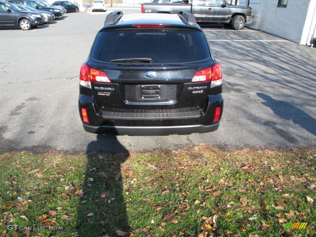 2011 Outback 2.5i Premium Wagon - Crystal Black Silica / Off Black photo #7