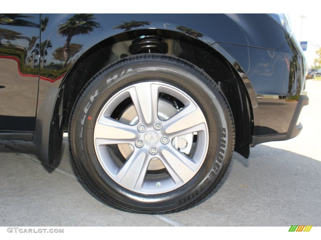 2013 MDX SH-AWD - Crystal Black Pearl / Parchment photo #9