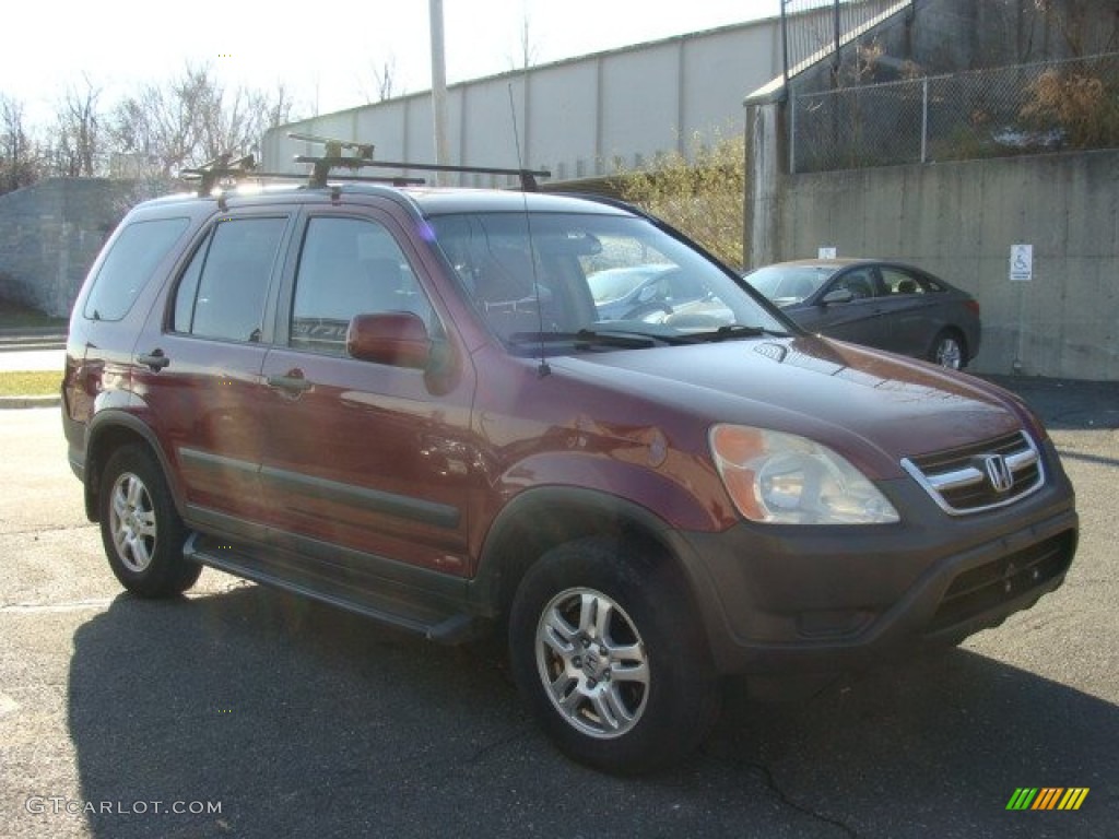 2003 CR-V EX 4WD - Chianti Red Pearl / Saddle photo #3