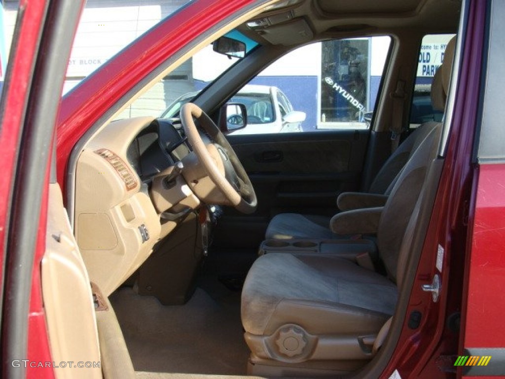 2003 CR-V EX 4WD - Chianti Red Pearl / Saddle photo #10