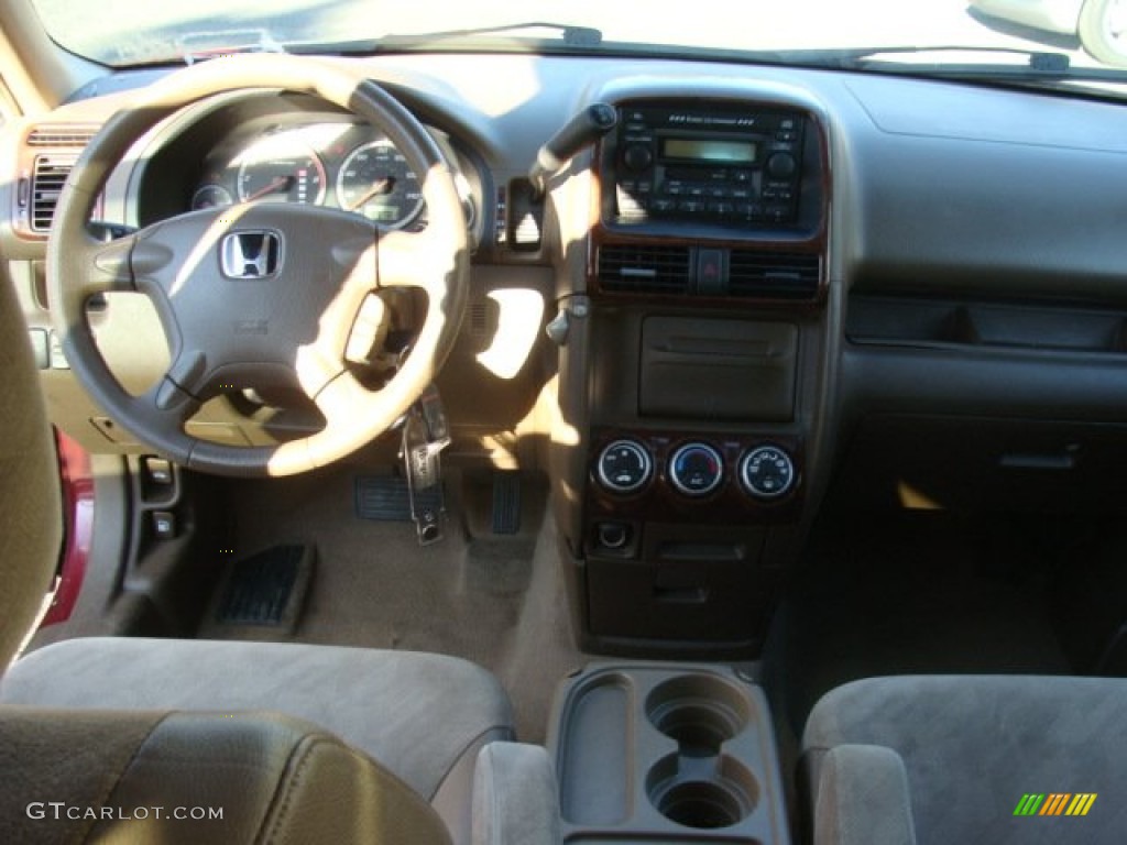 2003 CR-V EX 4WD - Chianti Red Pearl / Saddle photo #12
