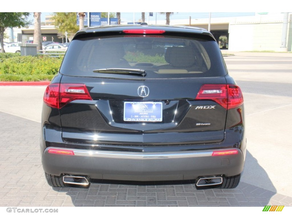 2013 MDX SH-AWD - Crystal Black Pearl / Parchment photo #6
