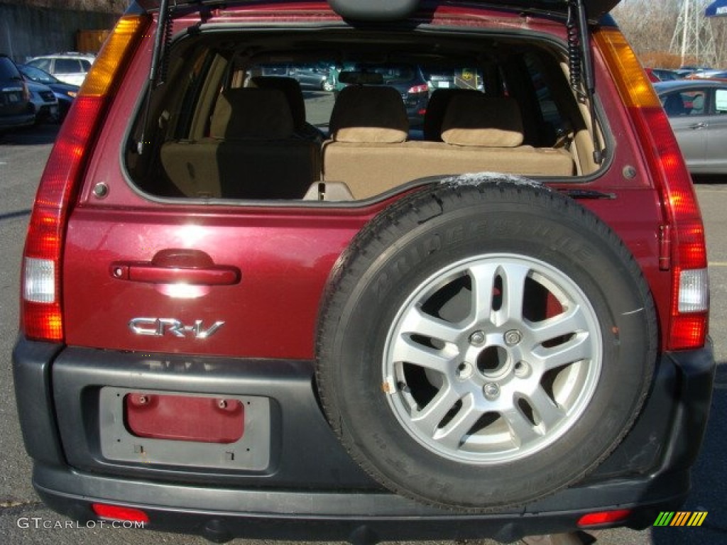 2003 CR-V EX 4WD - Chianti Red Pearl / Saddle photo #18