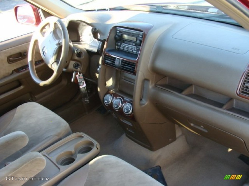 2003 CR-V EX 4WD - Chianti Red Pearl / Saddle photo #22